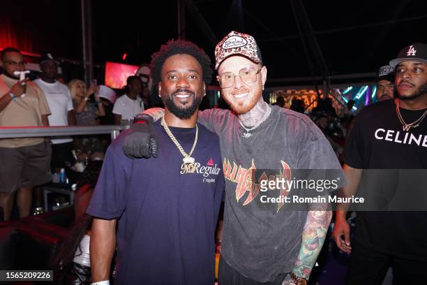 Guest and Matt Zingler attend day 2 of Rolling Loud at Hard Rock Stadium on July 22, 2023 in Miami Gardens, Florida.