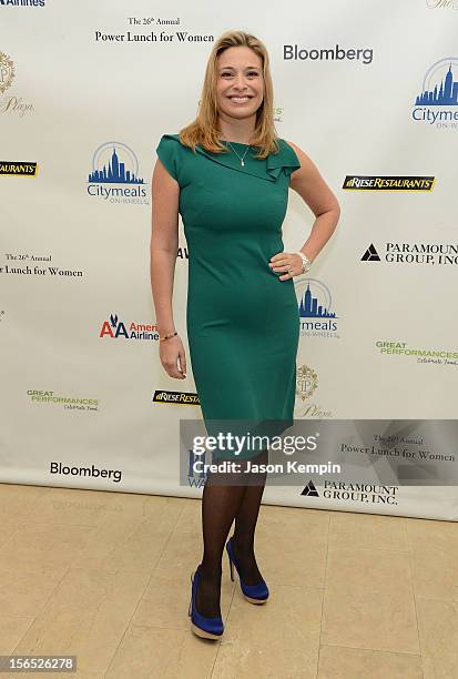 Donatella Arpaia attends the 26th Annual Power Lunch For Women at The Plaza Hotel on November 16, 2012 in New York City.