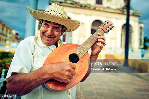 musician with mandolin - cuba culture stock pictures, royalty-free photos & images