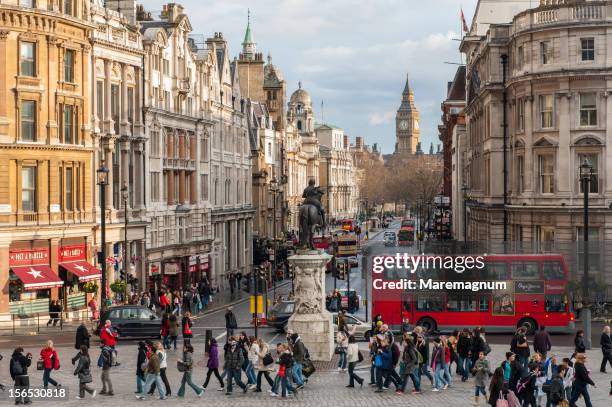 whitehall street - whitehall london stock-fotos und bilder