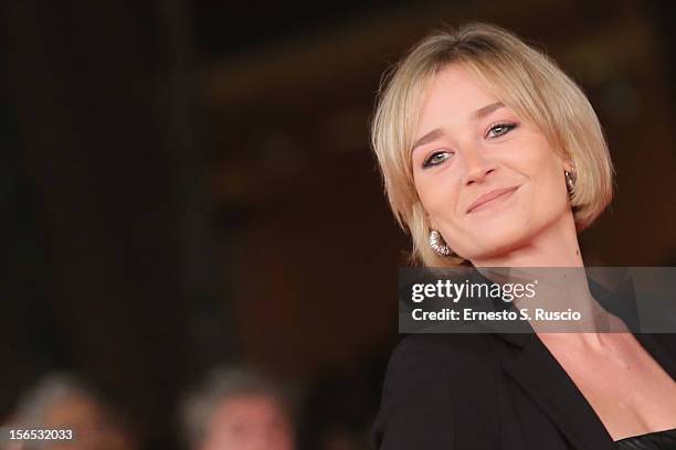 Actress Giorgia Salari attends the 'Cosimo E Nicole' Premiere during the 7th Rome Film Festival at Auditorium Parco Della Musica on November 16, 2012...