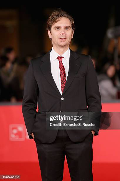 Actor Andrea Bruschi attends the 'Cosimo E Nicole' Premiere during the 7th Rome Film Festival at Auditorium Parco Della Musica on November 16, 2012...