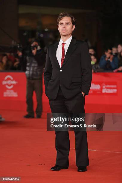 Actor Andrea Bruschi attends the 'Cosimo E Nicole' Premiere during the 7th Rome Film Festival at Auditorium Parco Della Musica on November 16, 2012...