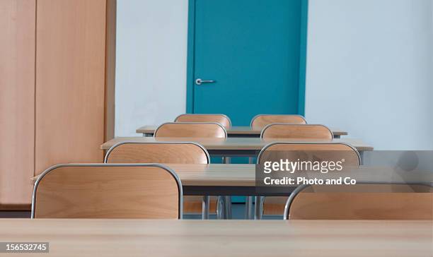 classroom - classroom desk stock pictures, royalty-free photos & images