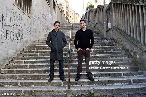 Directors Gabe Polsky and Alan Polsky during 'The Motel Life' portrait session during the 7th Rome Film Festival on November 16, 2012 in Rome, Italy.