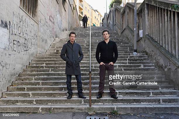Directors Gabe Polsky and Alan Polsky during 'The Motel Life' portrait session during the 7th Rome Film Festival on November 16, 2012 in Rome, Italy.