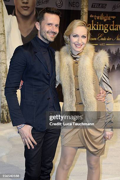 Marco Stein and Elna-Marget zu Bentheim attend the 'Twilight Saga: Breaking Dawn Part 2' Germany Premiere at CineStar on November 16, 2012 in Berlin,...