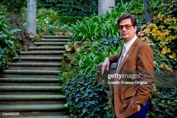 Director Roman Coppola poses for a portrait session at the Hotel De Russie during the 7th Rome Film Festival on November 16, 2012 in Rome, Italy.