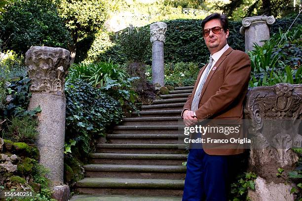 Director Roman Coppola poses for a portrait session at the Hotel De Russie during the 7th Rome Film Festival on November 16, 2012 in Rome, Italy.