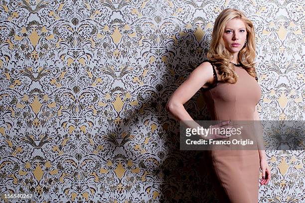 Actress Katheryn Winnick poses for a portrait session at the Hotel De Russie during the 7th Rome Film Festival on November 16, 2012 in Rome, Italy.