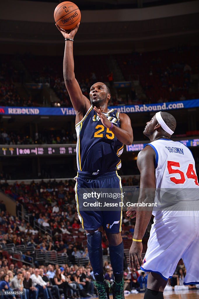 Utah Jazz v Philadelphia 76ers