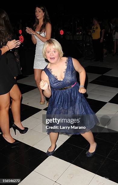 Lauren Potter attends the Zenith Watches Best Buddies Miami Gala at Marlins Park on November 16, 2012 in Miami, Florida.