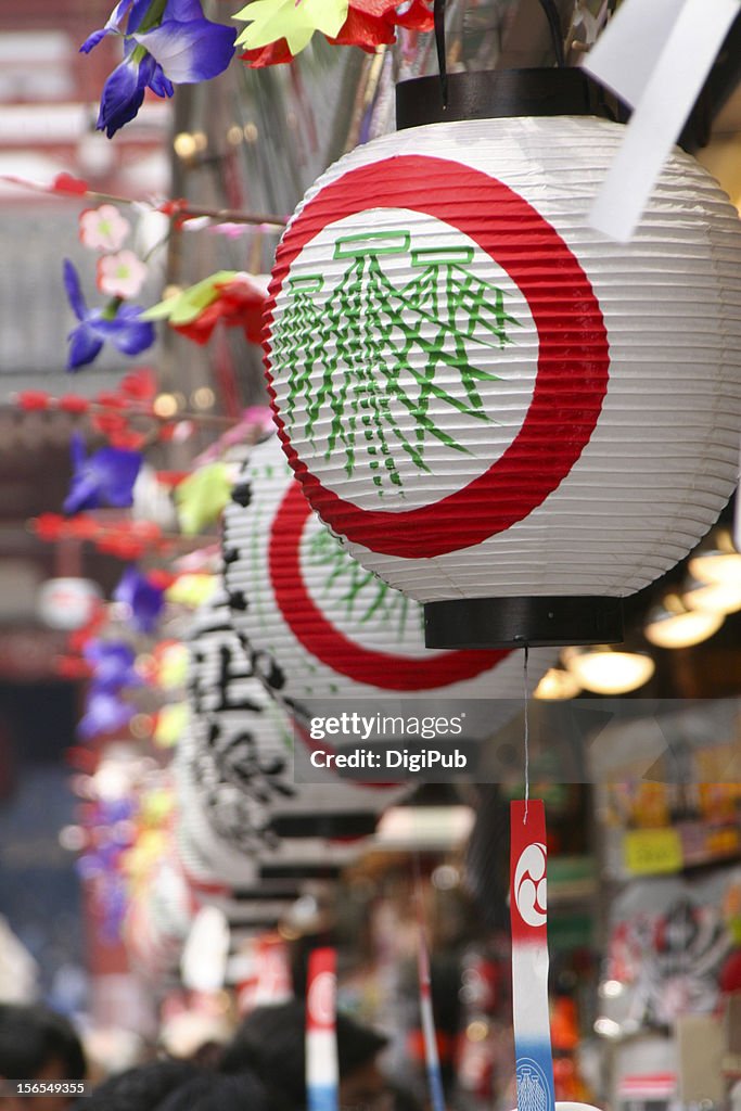 Lanterns of Sanja Matsuri of Asakusa