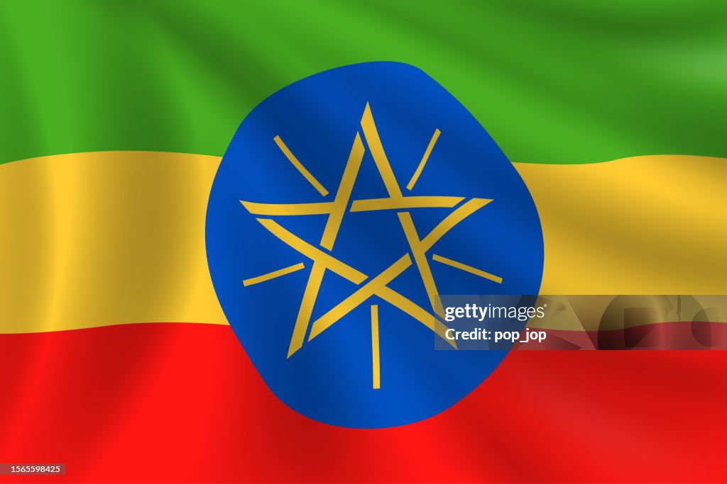 Flag Of Ethiopia Ethiopian Flag Vector Flag Background Stock flag-of-ethiopia-ethiopian-flag-vector-flag-background-stock