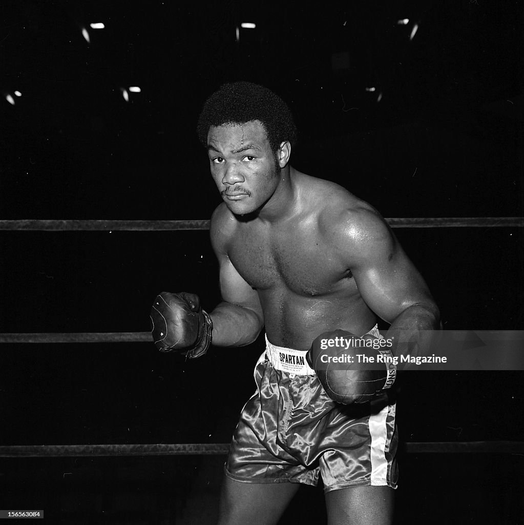 George Foreman Invention George Foreman poses as he trains in 1972 in New York, New York. News ...