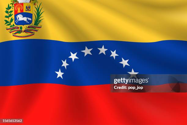 flag of venezuela. venezuelan flag. vector flag background. stock illustration - venezuelan culture stock illustrations