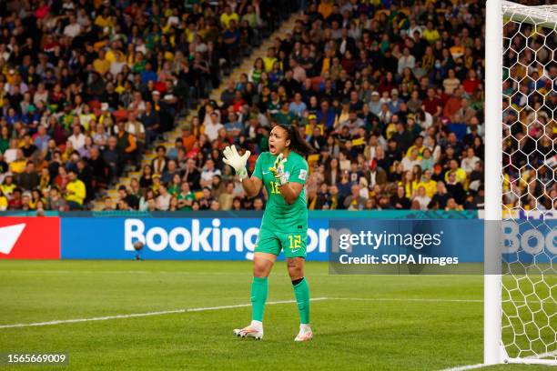 Letícia Izidoro Lima da Silva of Brazil seen during the FIFA Women's World Cup Australia & New Zealand 2023 Group match between France and Brazil at...