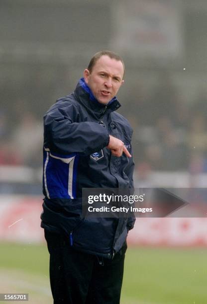 Rochdale manager Steve Parkin during the Nationwide Division Three match against Leyton Orient played at Spotland in Rochdale, England. Rochdale won...