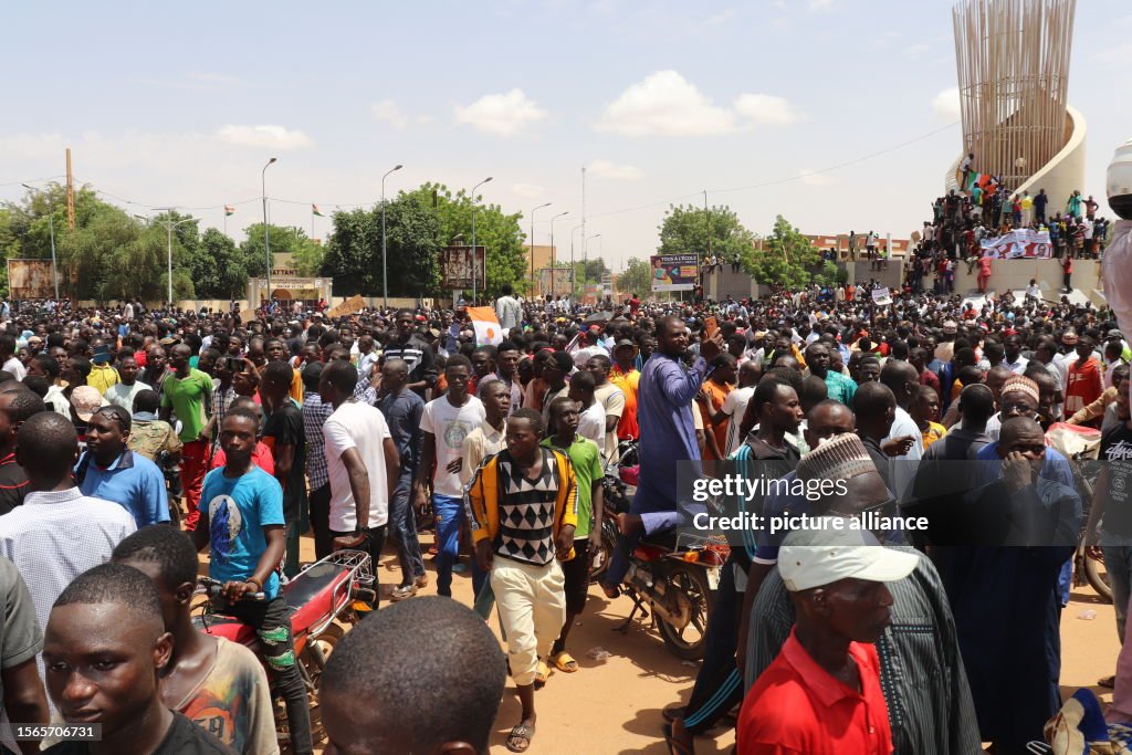 Pro-coup protests in Niger