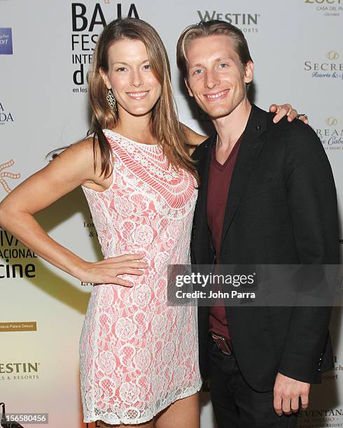 Abigail Carpenter and James Herbert arrive at Los Cabos Marina during the Baja International Film Festival on November 16, 2012 in Cabo San Lucas,...