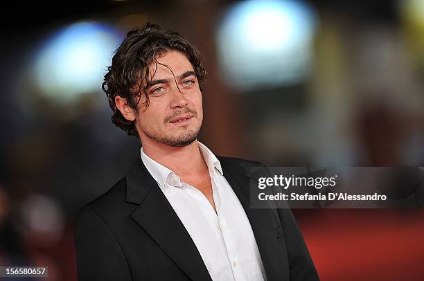 Riccardo Scamarcio attends 'Cosimo E Nicole' Premiere during The 7th Rome Film Festival on November 16, 2012 in Rome, Italy.