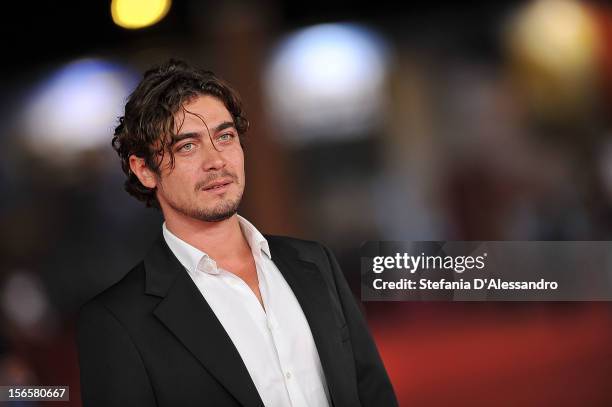 Riccardo Scamarcio attends 'Cosimo E Nicole' Premiere during The 7th Rome Film Festival on November 16, 2012 in Rome, Italy.