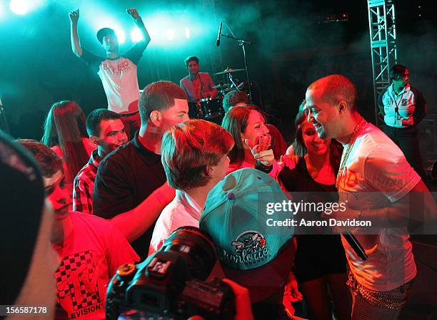 SkyBlu attends at Marlins Park on November 16, 2012 in Miami, Florida.