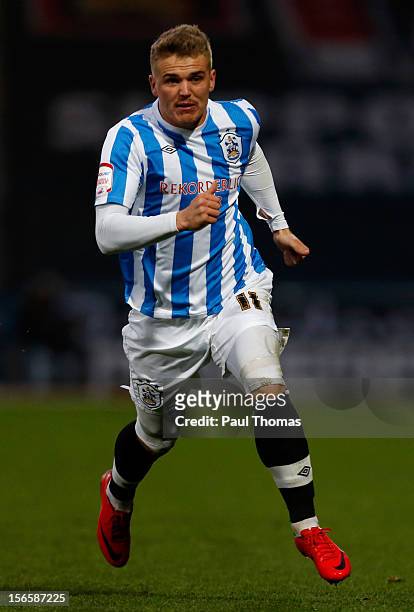Danny Ward of Huddersfield Town during the npower Championship match between Huddersfield Town and Brighton & Hove Albion at the John Smith's Stadium...