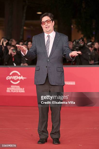 Director Roman Coppola attends the Closing Ceremony Red Carpet during the 7th Rome Film Festival at the Auditorium Parco Della Musica on November 17,...