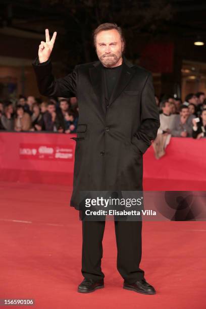Actor Franco Nero attends the Closing Ceremony during the 7th Rome Film Festival at Auditorium Parco Della Musica on November 17, 2012 in Rome, Italy.