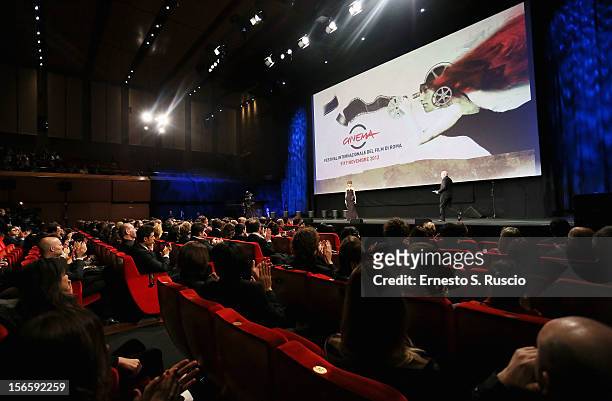 General view during the Awards Ceremony at the 7th Rome Film Festival at Auditorium Parco Della Musica on November 17, 2012 in Rome, Italy.