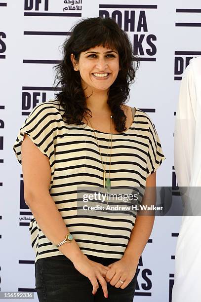 Screenwriter Ami Boghani attends the Festival Opening Press Conference during the 2012 Doha Tribeca Film Festival at Al Mirqab Hotel on November 17,...