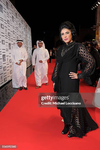 Chief Arab Programmer Zahra Arafatt attends the opening night ceremony and gala screening of "The Reluctant Fundamentalist" during the 2012 Doha...