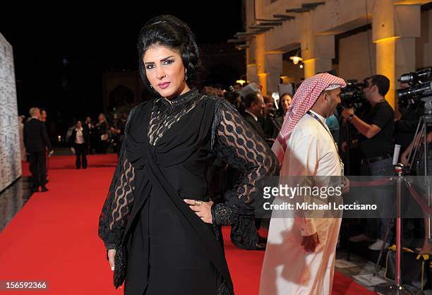 Chief Arab Programmer Zahra Arafatt attends the opening night ceremony and gala screening of "The Reluctant Fundamentalist" during the 2012 Doha...