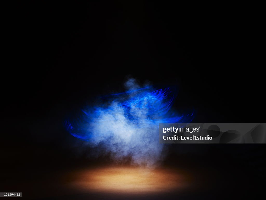 Smoke and Light painting