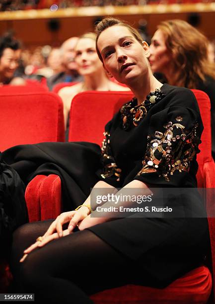 Cristiana Capotondi attends the Awards Ceremony at the 7th Rome Film Festival at Auditorium Parco Della Musica on November 17, 2012 in Rome, Italy.