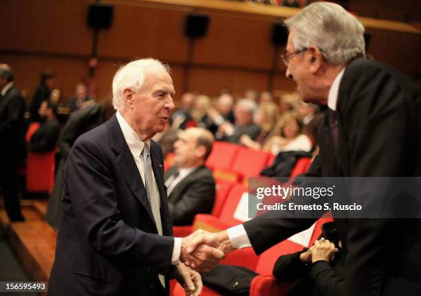 Rome Film Festival president Paolo Ferrari attends the Awards Ceremony at the 7th Rome Film Festival at Auditorium Parco Della Musica on November 17,...