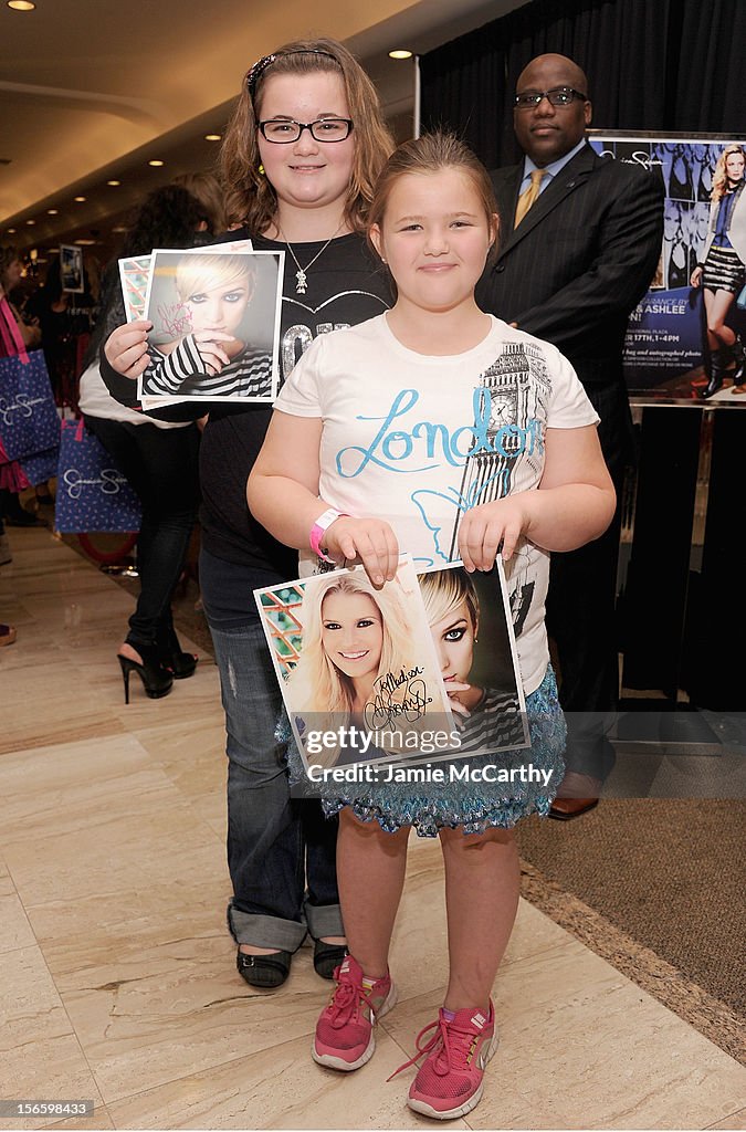 Jessica And Ashlee Simpson Visit Dillard's International Plaza In Support Of the Jessica Simpson Collection