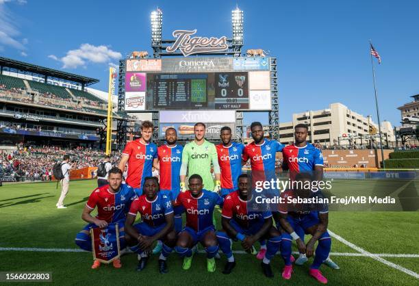 Crystal Palace players Joachim Andersen, Jordan Ayew, Sam Johnstone, Jefferson Lerma, Odsonne Edouard, Marc Guehi, Joel Ward, Eberechi Eze, Cheick...