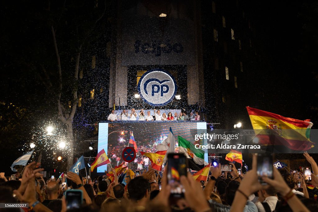 Spain's Voters Head To Polls For The 2023 General Elections