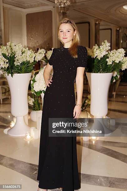 Amber Atherton arrives at the launch of the Four Seasons Hotel, Baku on November 17, 2012 in Baku, Azerbaijan.