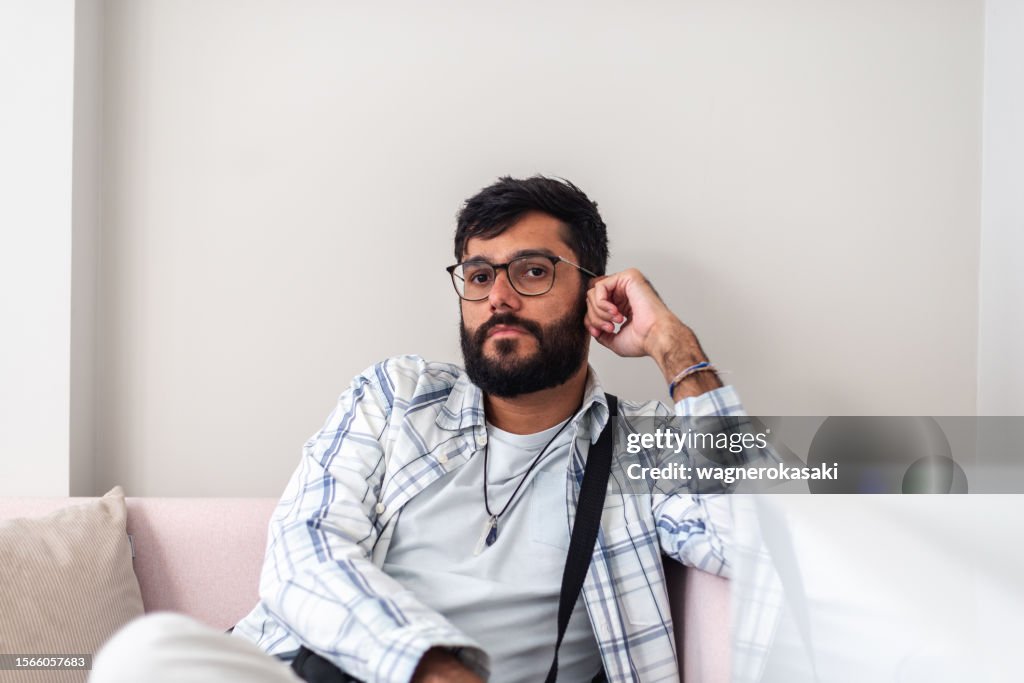 Portrait of a non-binary autistic person