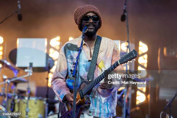 Gary Clark Jr. Performs onstage at Chateau Ste. Michelle on July 23, 2023 in Woodinville, Washington.