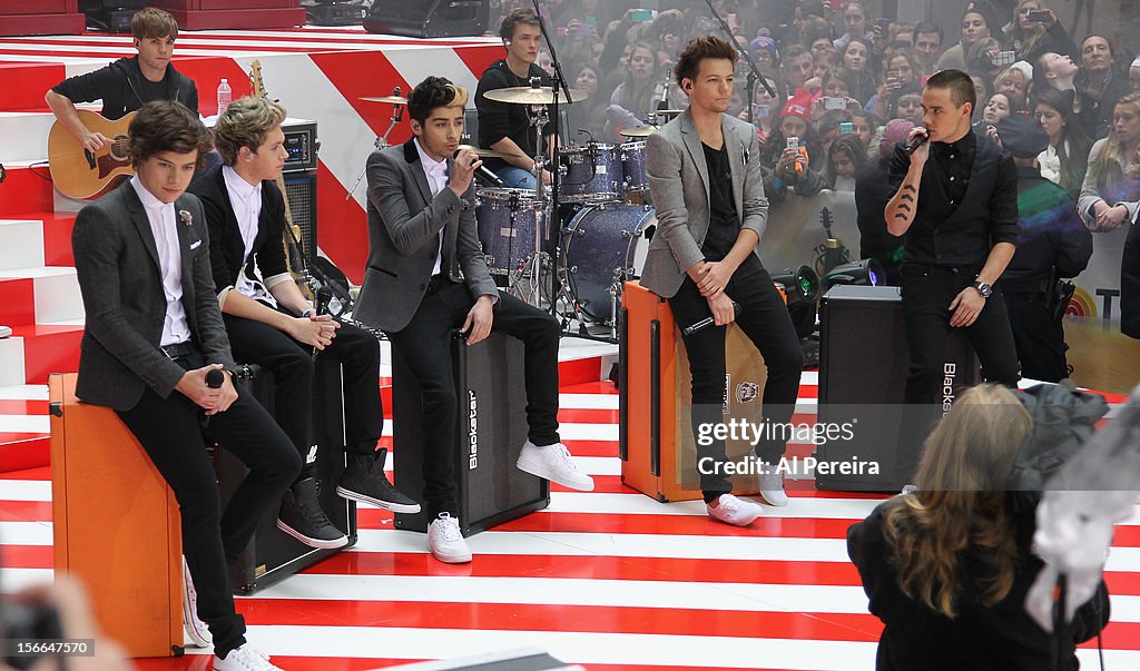 One Direction Friday One Direction performs on NBC's