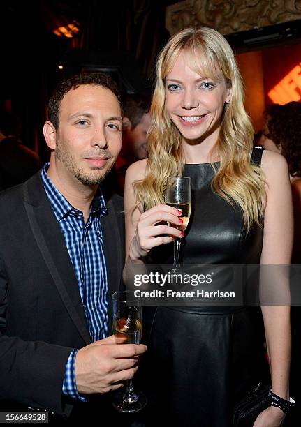 Drew Fleischer and actress/ comedian Riki Lindhome attend Variety's 3rd annual Power of Comedy event presented by Bing benefiting the Noreen Fraser...