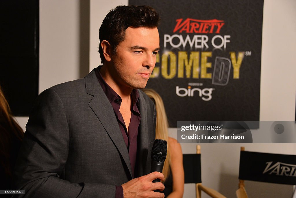 Variety's 3rd Annual Power Of Comedy Event Presented By Bing Benefiting The Noreen Fraser Foundation - Backstage And Green Room