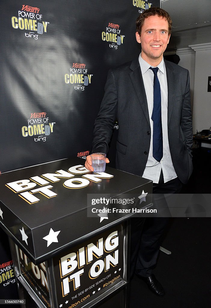 Variety's 3rd Annual Power Of Comedy Event Presented By Bing Benefiting The Noreen Fraser Foundation - Backstage And Green Room