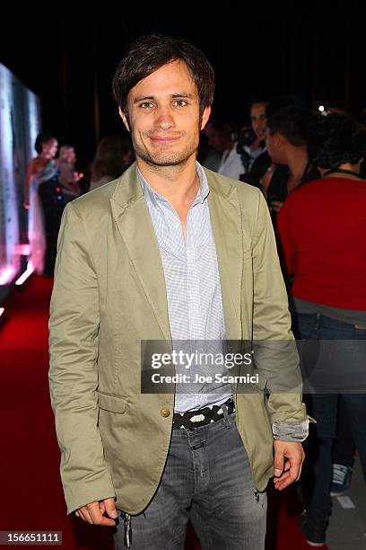 Gael Garcia Bernal arrives to the Closing Night Gala for the Baja International Film Festival at the Los Cabos Convention Center on November 17, 2012...