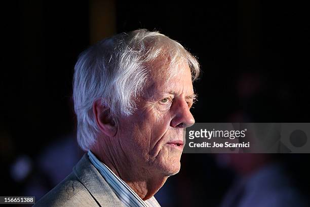 Michael Apted arrives to the Closing Night Gala for the Baja International Film Festival at the Los Cabos Convention Center on November 17, 2012 in...