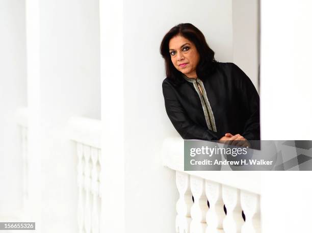 Director Mira Nair of "The Reluctant Fundamentalist" poses for a portrait during the 2012 Doha Tribeca Film Festival at AL Najada Hotel on November...